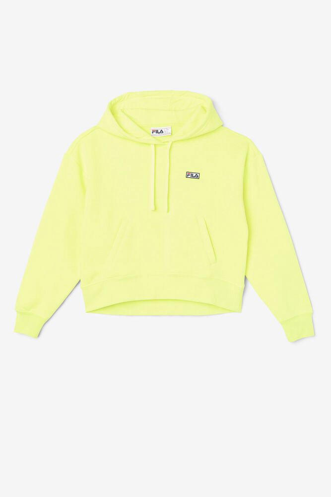 Fila Hoodie Womens Yellow Marina - Ireland 42016-JYIF